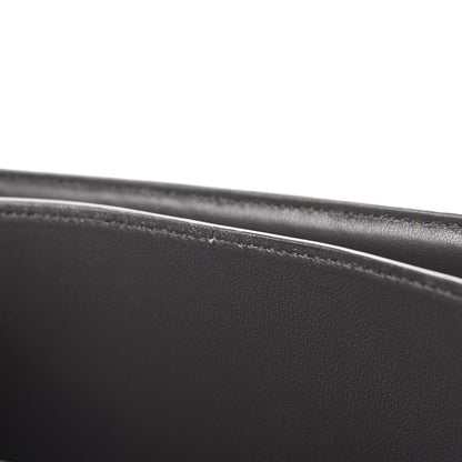 Celine Smooth Calfskin Medium Classic Box Flap Bag Anthracite 12 of 18