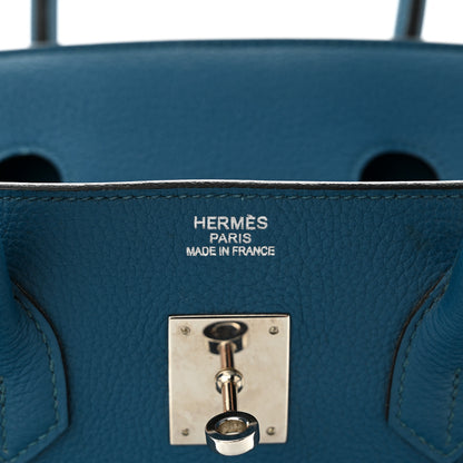 Hermes Togo Birkin 35 Bleu Izmir 6 of 14