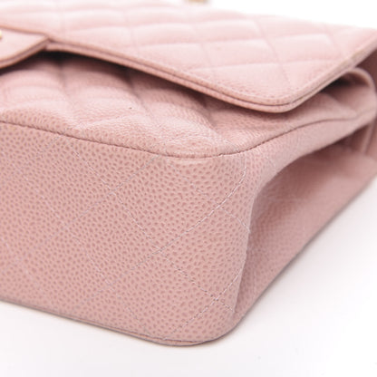 Chanel Caviar Quilted Small Double Flap Pink 10 of 11