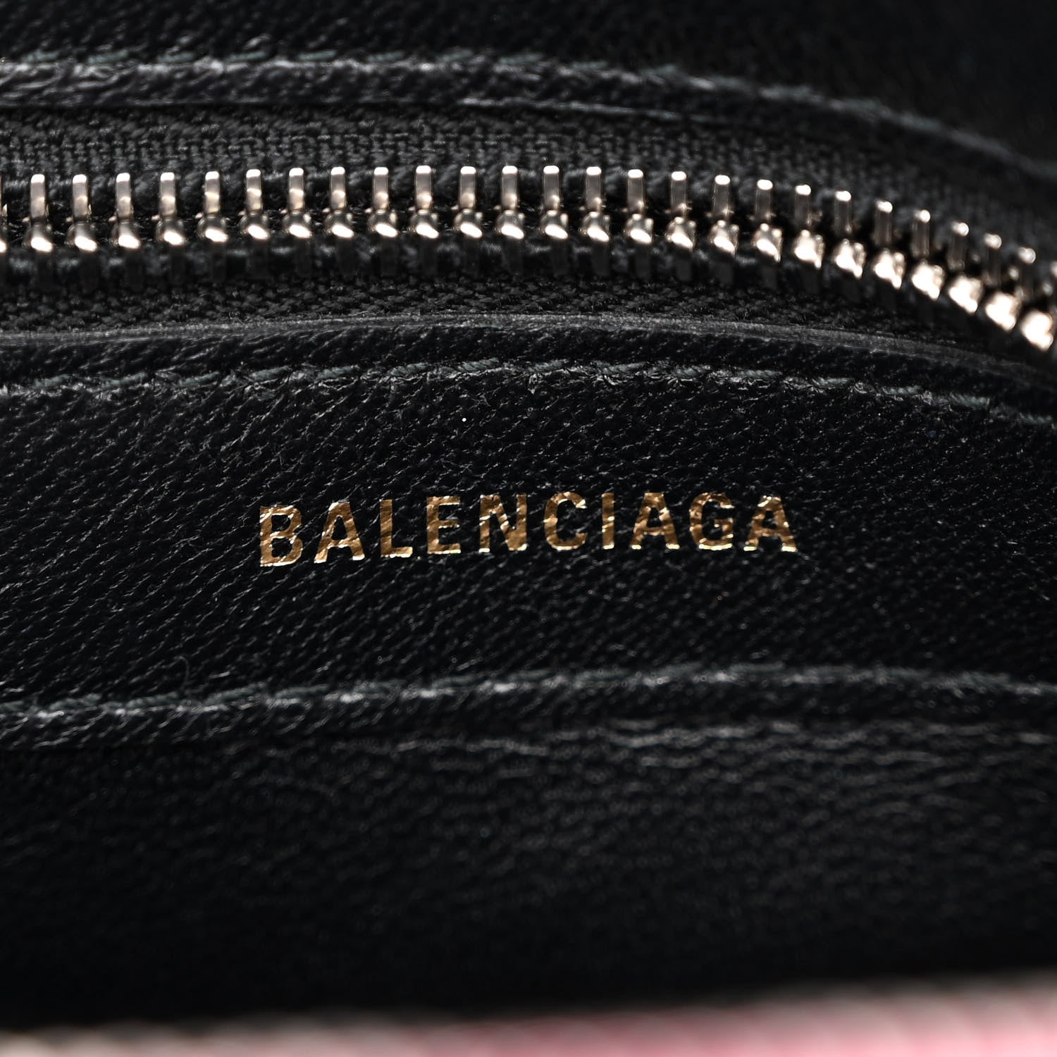 Balenciaga Signature Grained Calfskin Logo XXS Ville Top Handle Bag Rose Bubblegum Black 7 of 10