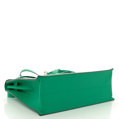 Hermes Evercolor Kelly Danse II Belt Bag Menthe 4 of 14