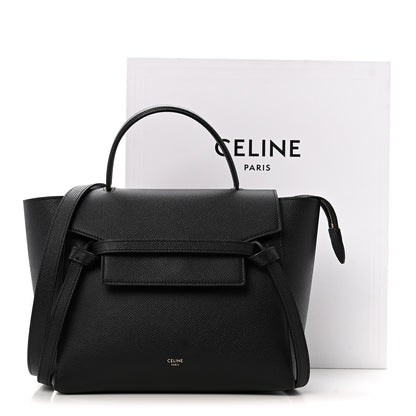 Celine Grained Calfskin Micro Belt Bag Black 15 of 15