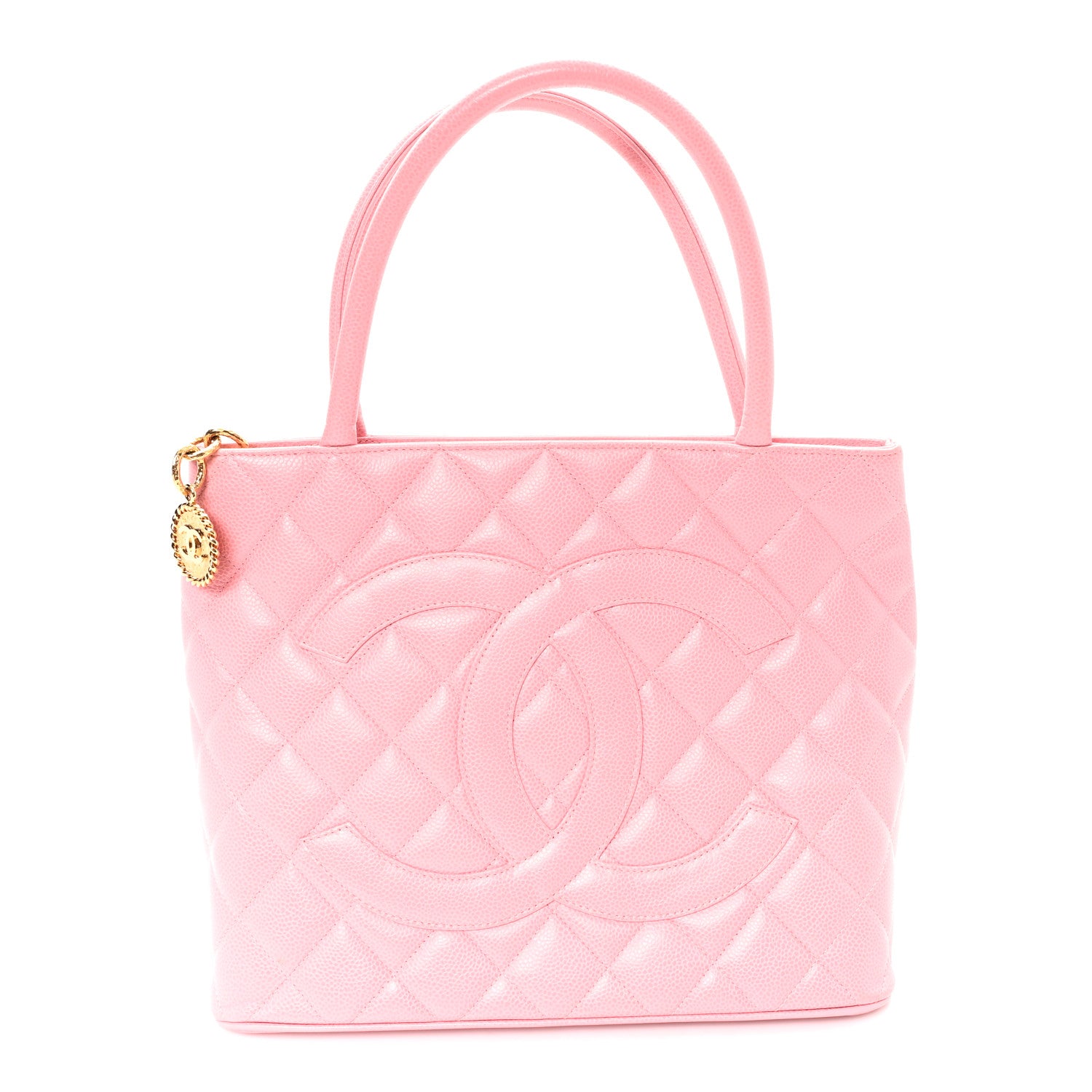 Chanel Caviar Quilted Medallion Tote Light Pink 1 of 10