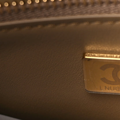 Chanel Suede Calfskin Small Souplissimo Maxi Flap Dark Beige 7 of 11