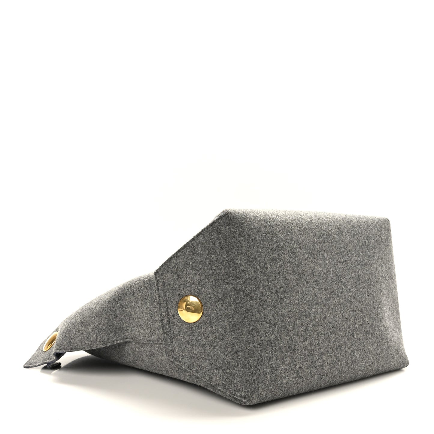 Wool Felt Orb Bag Grey