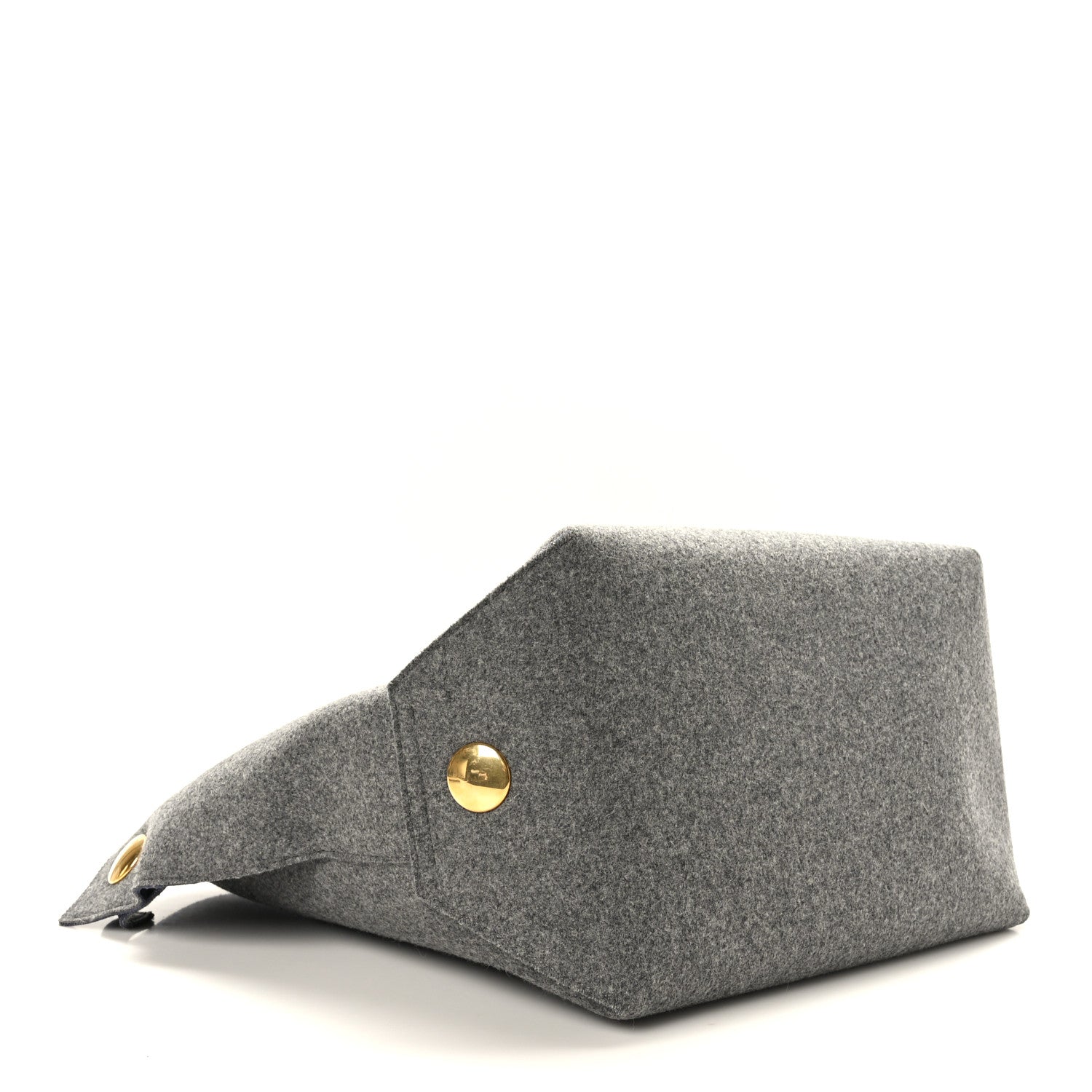 Celine Wool Felt Orb Bag Grey 4 of 8