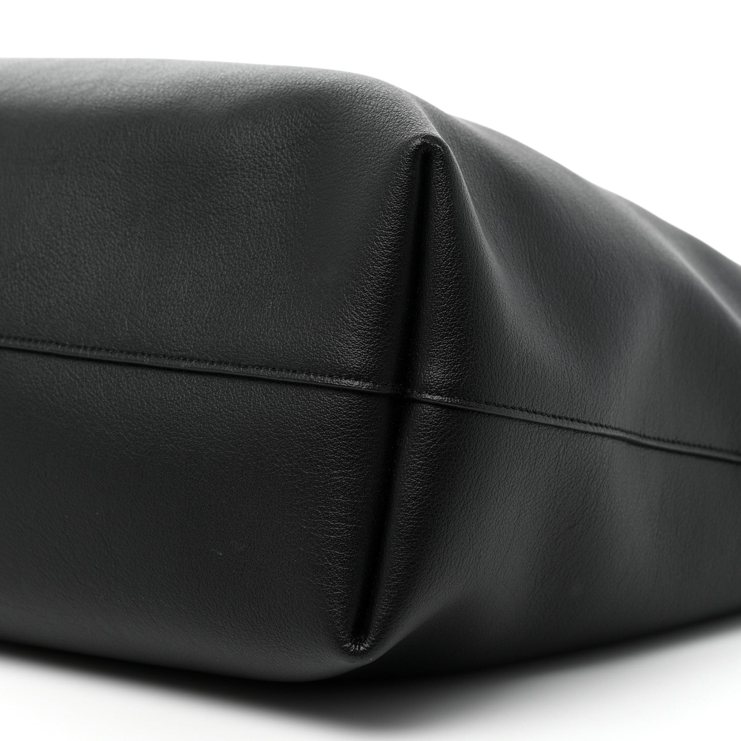 Saint Laurent Calfskin Large Shopping Tote Black 9 of 11