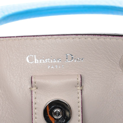 Christian Dior Bullcalf Small Diorissimo Tote Bleu Nosy 7 of 10
