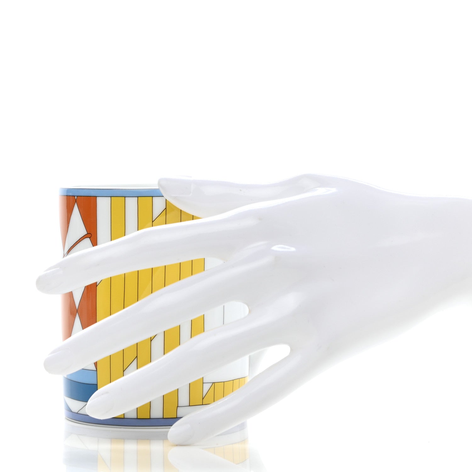 Hermes Porcelain Promenade Au Faubourg Mug 2 of 8
