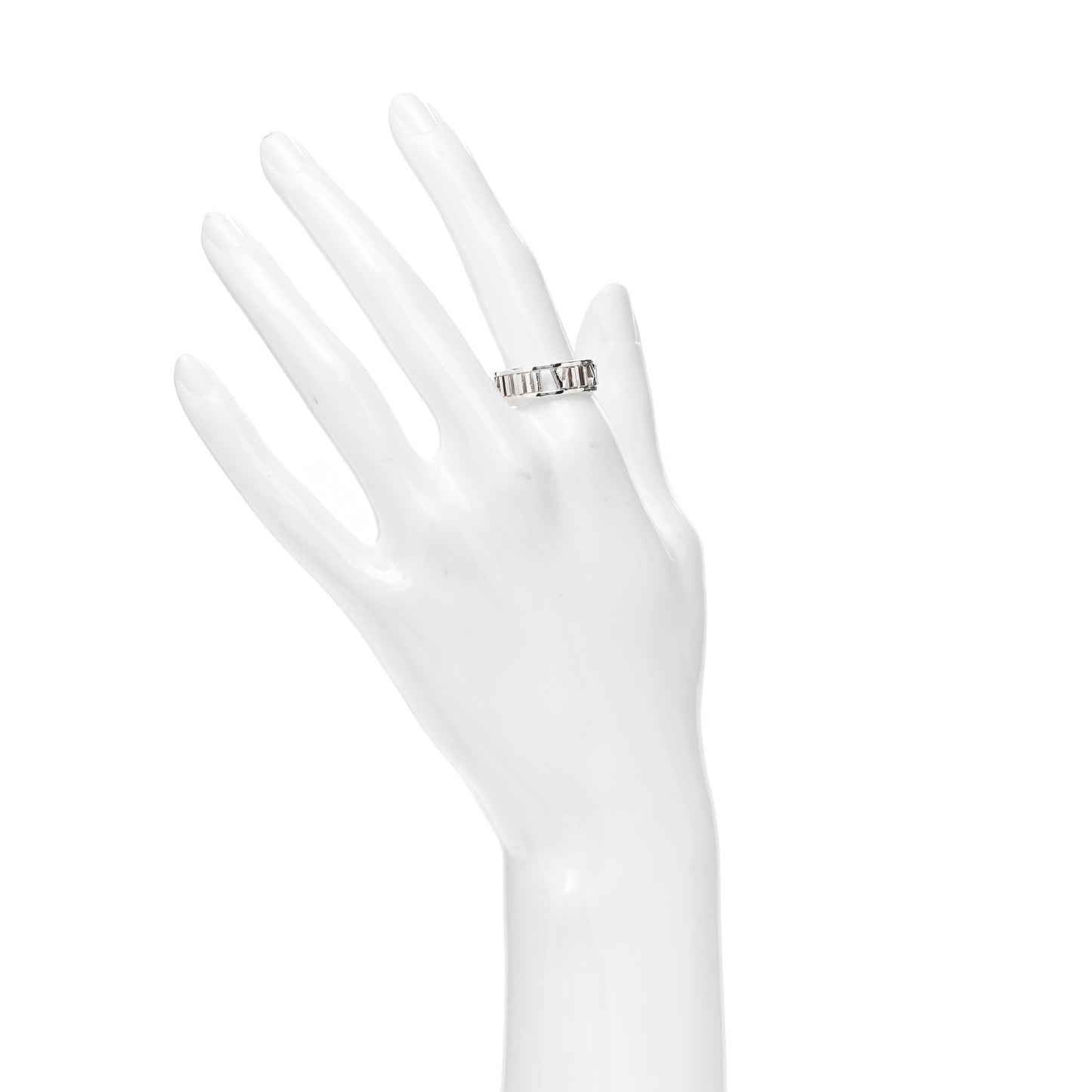 Sterling Silver Wide Atlas Open Ring 58 8.25