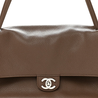 Chanel Grained Calfskin Small Souplissimo Maxi Flap Light Brown 8 of 11
