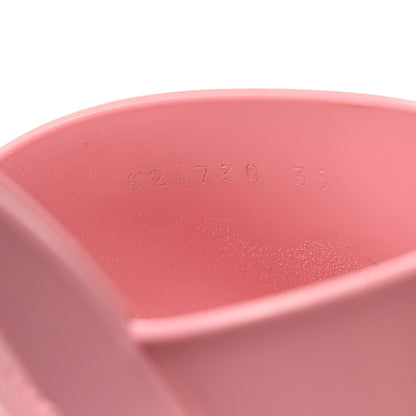 Gucci Rubber Gucci Logo Womens Platform 20/60mm Slide Sandals 39 Wild Rose 6 of 9