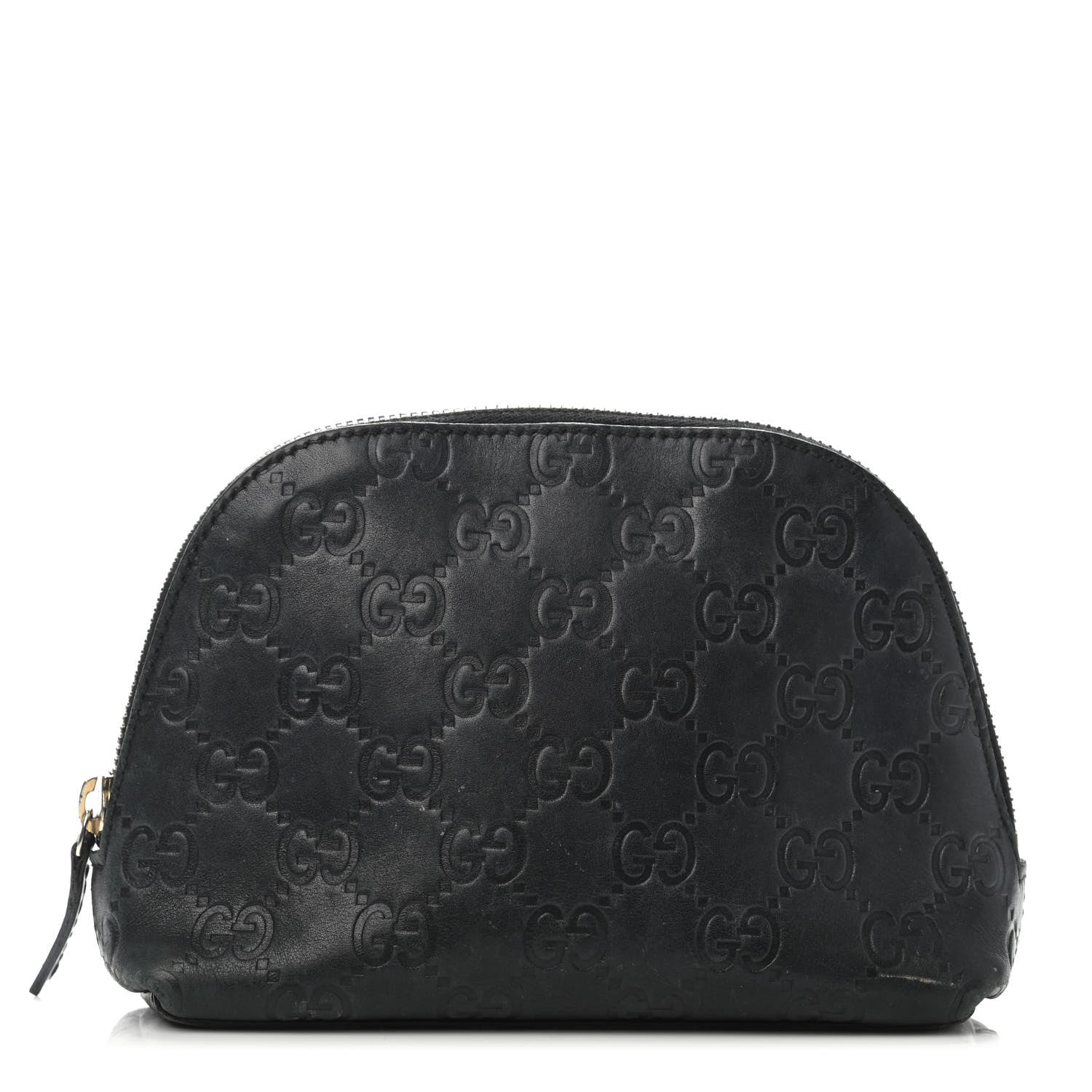 Gucci Guccissima Cosmetic Case Black 1 of 5