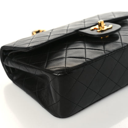 Chanel Lambskin Quilted Small Double Flap Black 9 of 10