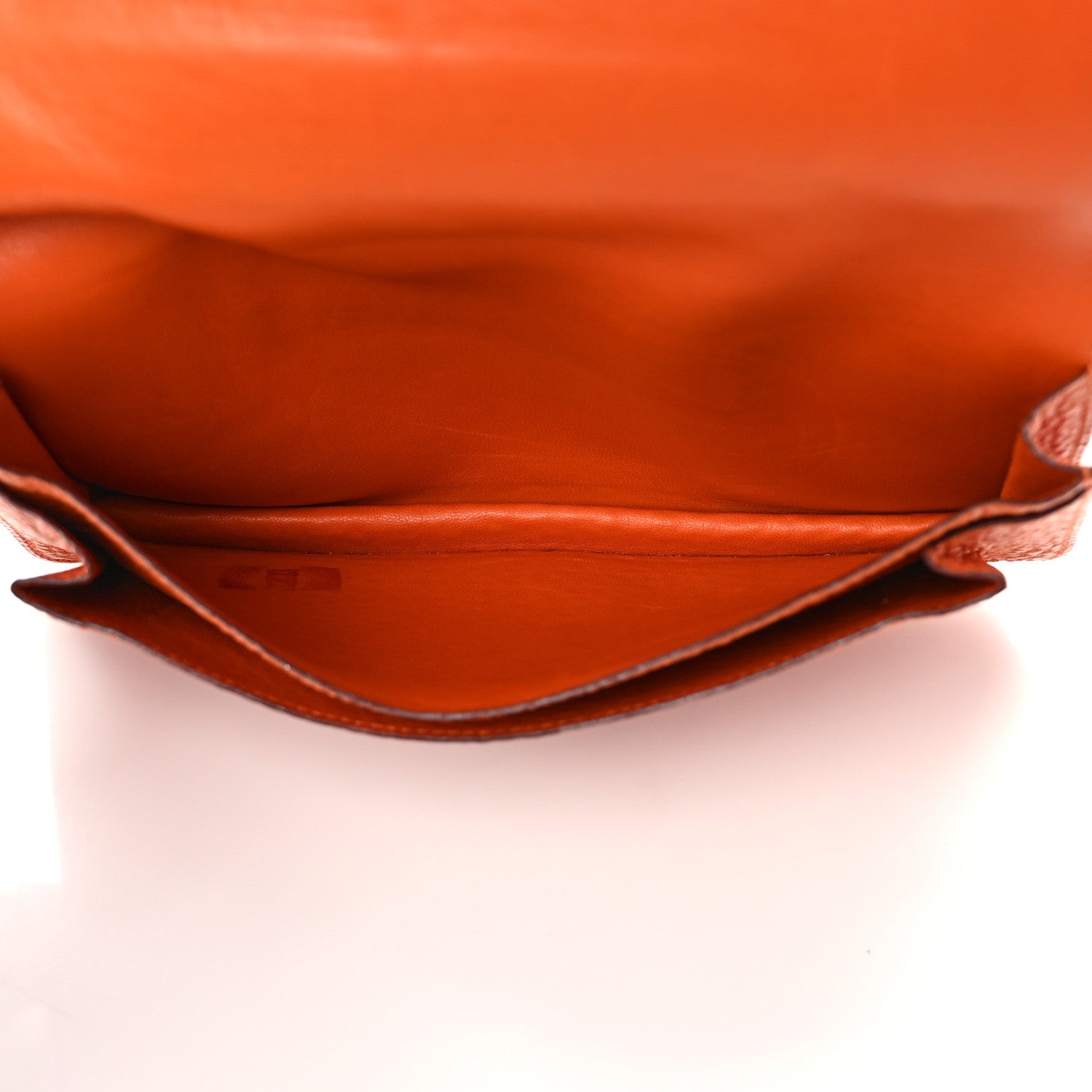 Hermes Togo Dogon Wallet Waist Pouch Orange 5 of 11