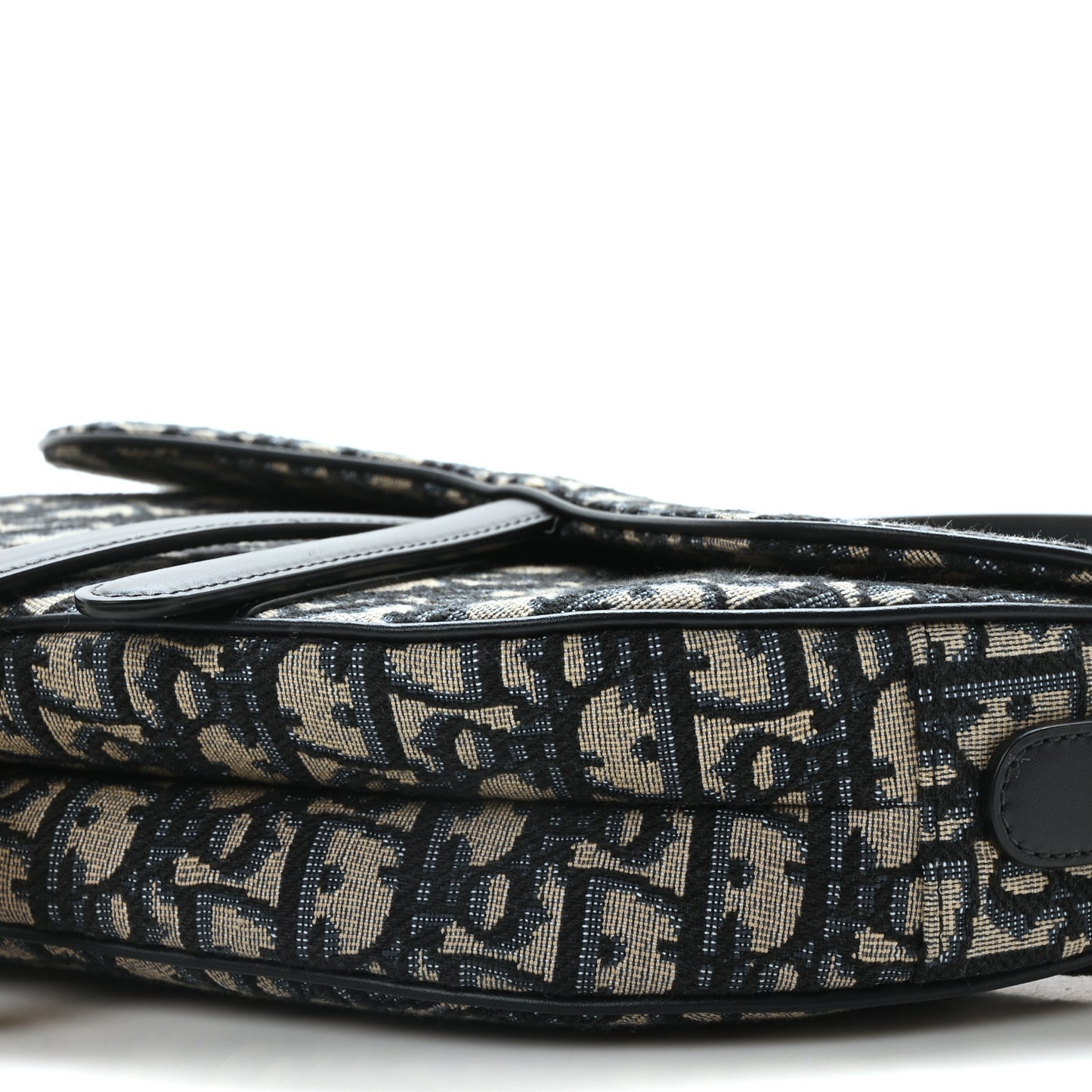 Oblique Saddle Bag With Strap Blue