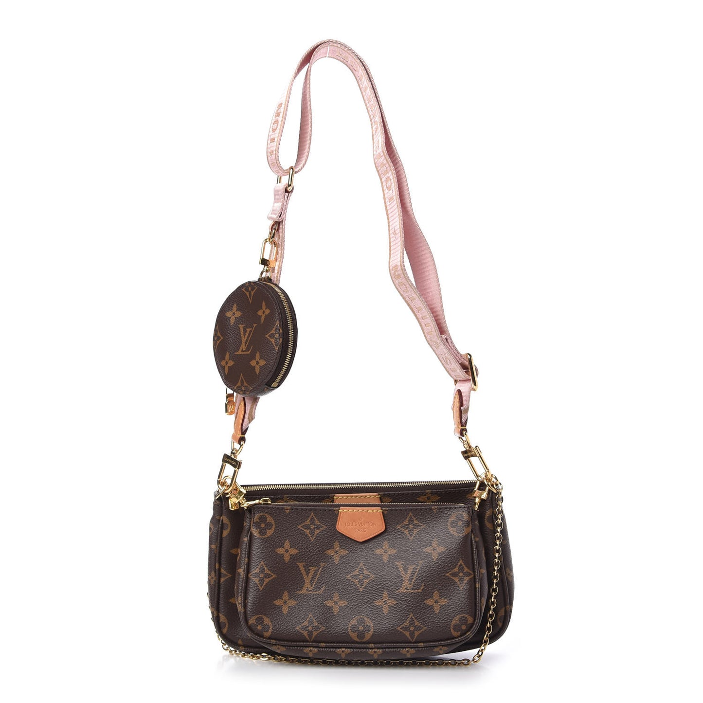 Monogram Multi Pochette Accessories Rose Clair