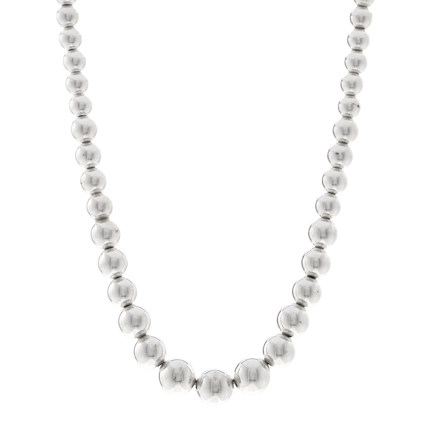 Sterling Silver HardWear Graduated Ball Necklace