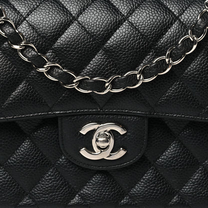 Chanel Caviar Quilted Small Double Flap Black 8 of 12
