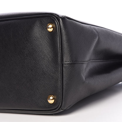 Prada Saffiano Large Galleria Double Zip Tote Black 9 of 10