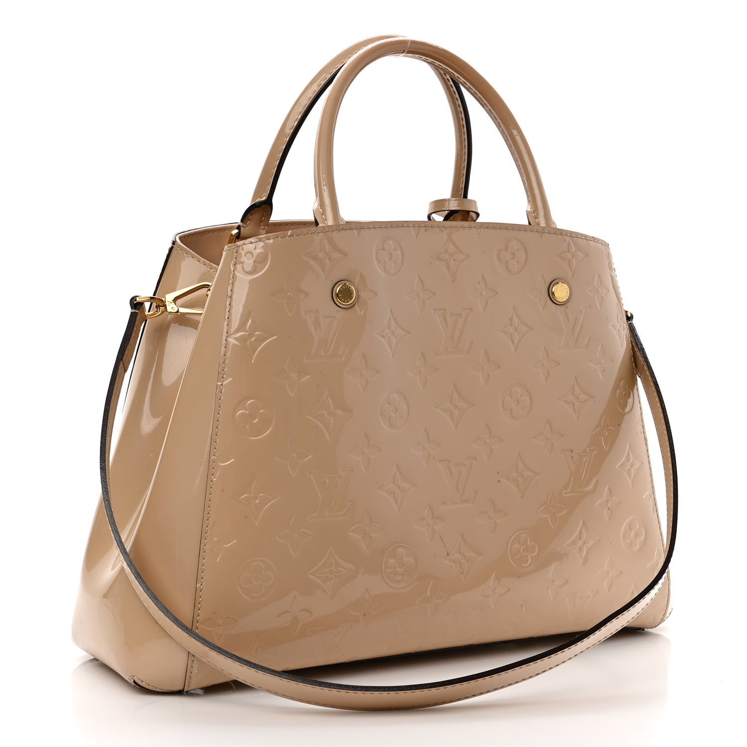 Louis Vuitton Vernis Montaigne MM Dune 3 of 13