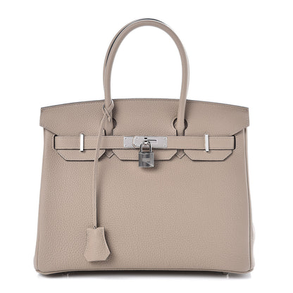 Hermes Togo Birkin 30 Gris Tourterelle 1 of 33