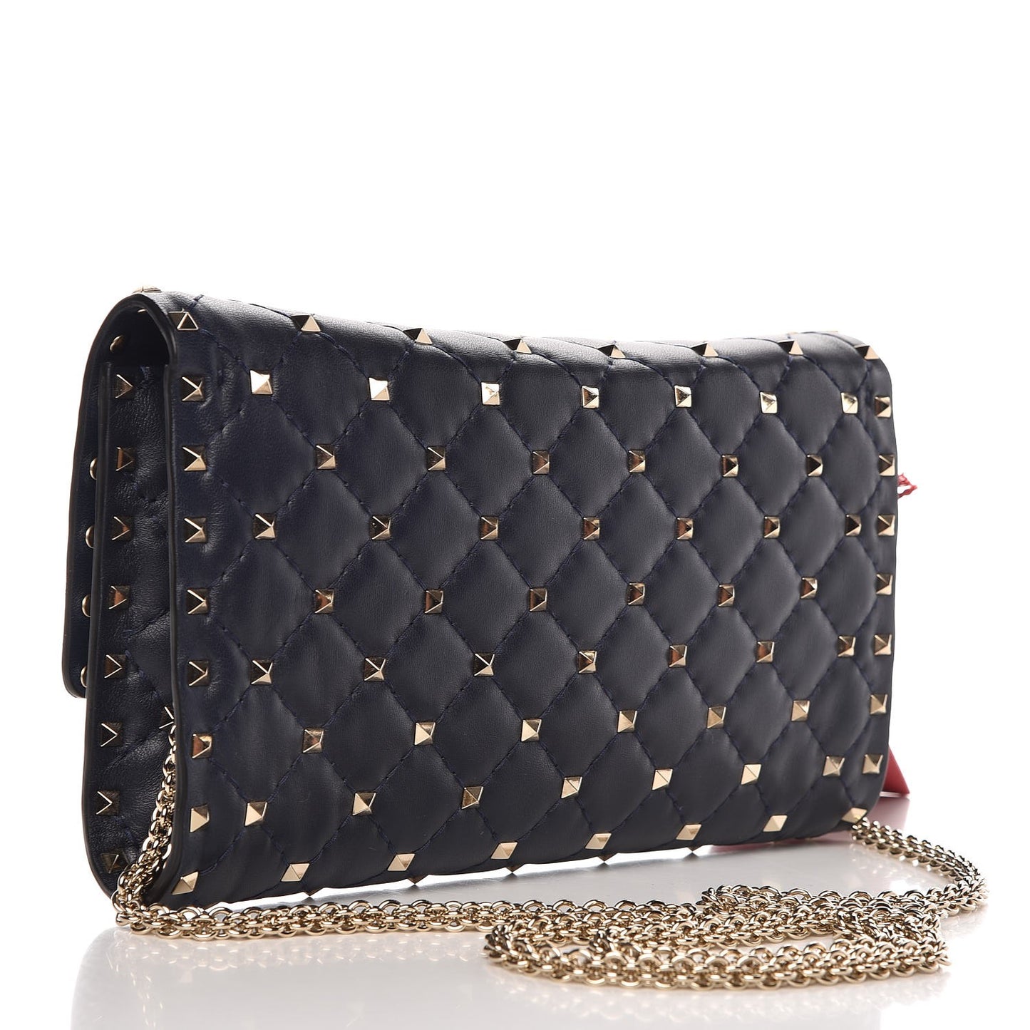 Nappa Rockstud Spike Wallet on Chain Marine