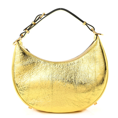 Fendi Rock Millenium Small Fendigraphy Hobo Gold 1 of 9