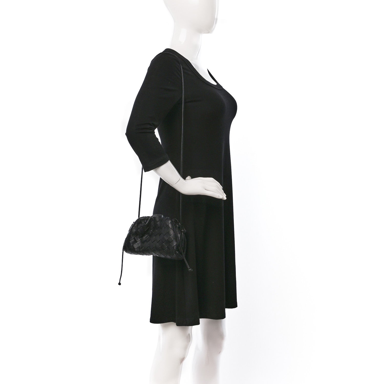 Bottega Veneta Nappa Intrecciato The Mini Pouch Black 2 of 9