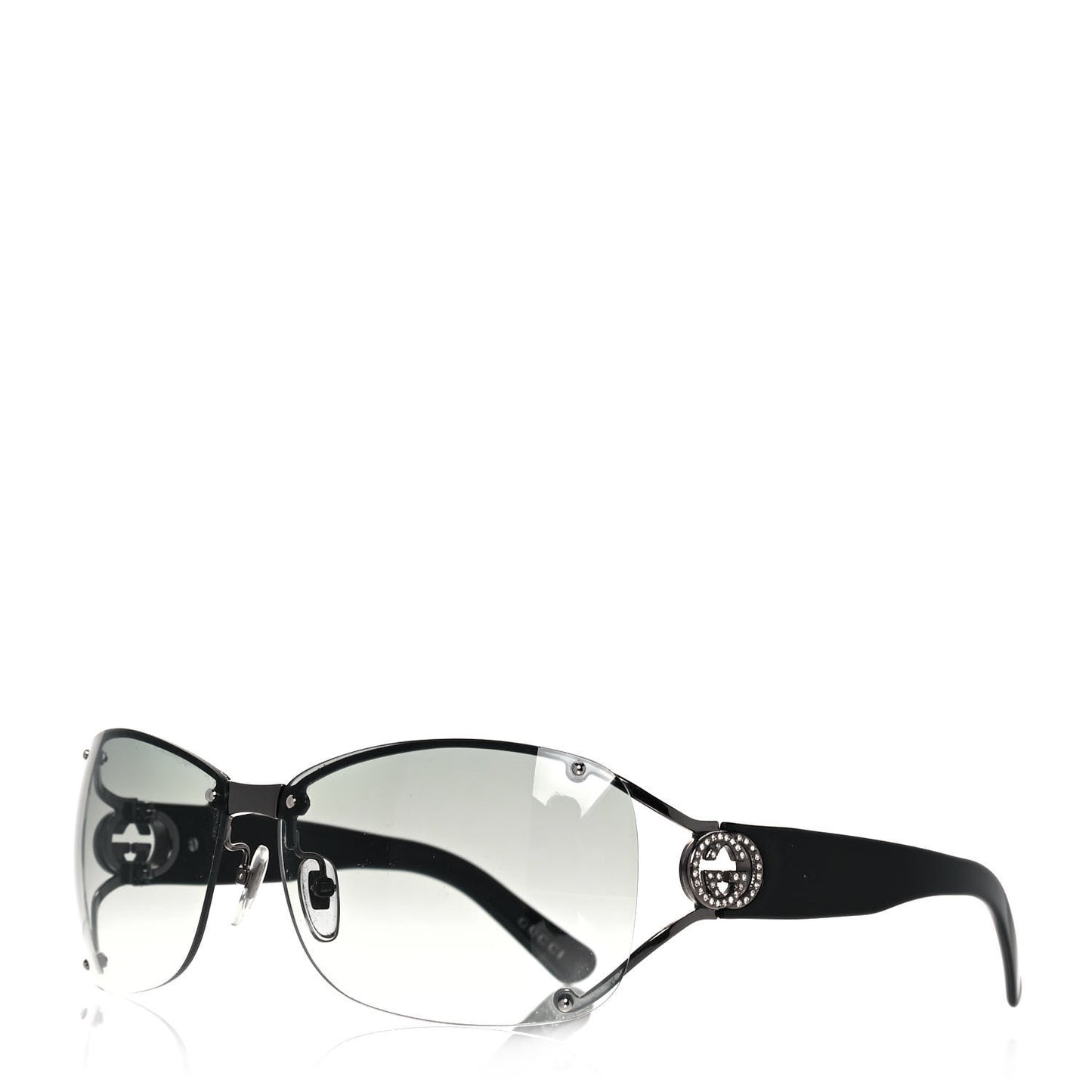 Crystal GG Sunglasses 2820 Black