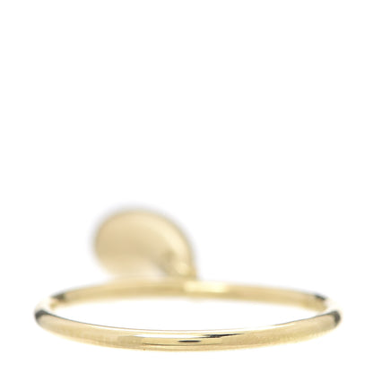 Tiffany 18K Yellow Gold Elsa Peretti Teardrop Charm Ring 48 4.5 3 of 4