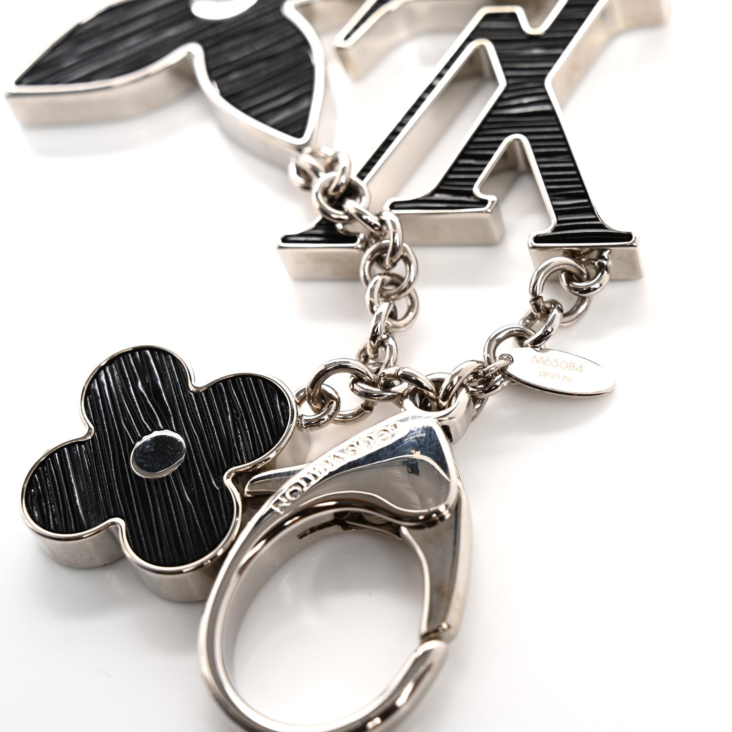 Louis Vuitton Electric Epi Fleur d'Epi Bag Charm Black 4 of 5