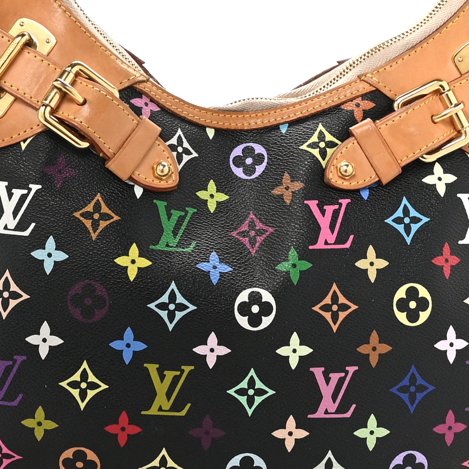 Louis Vuitton Monogram Multicolor Greta Black 7 of 11