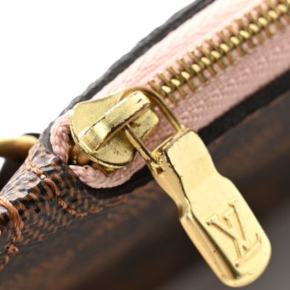 Louis Vuitton Damier Ebene Neverfull MM GM Pochette Rose Ballerine 8 of 10