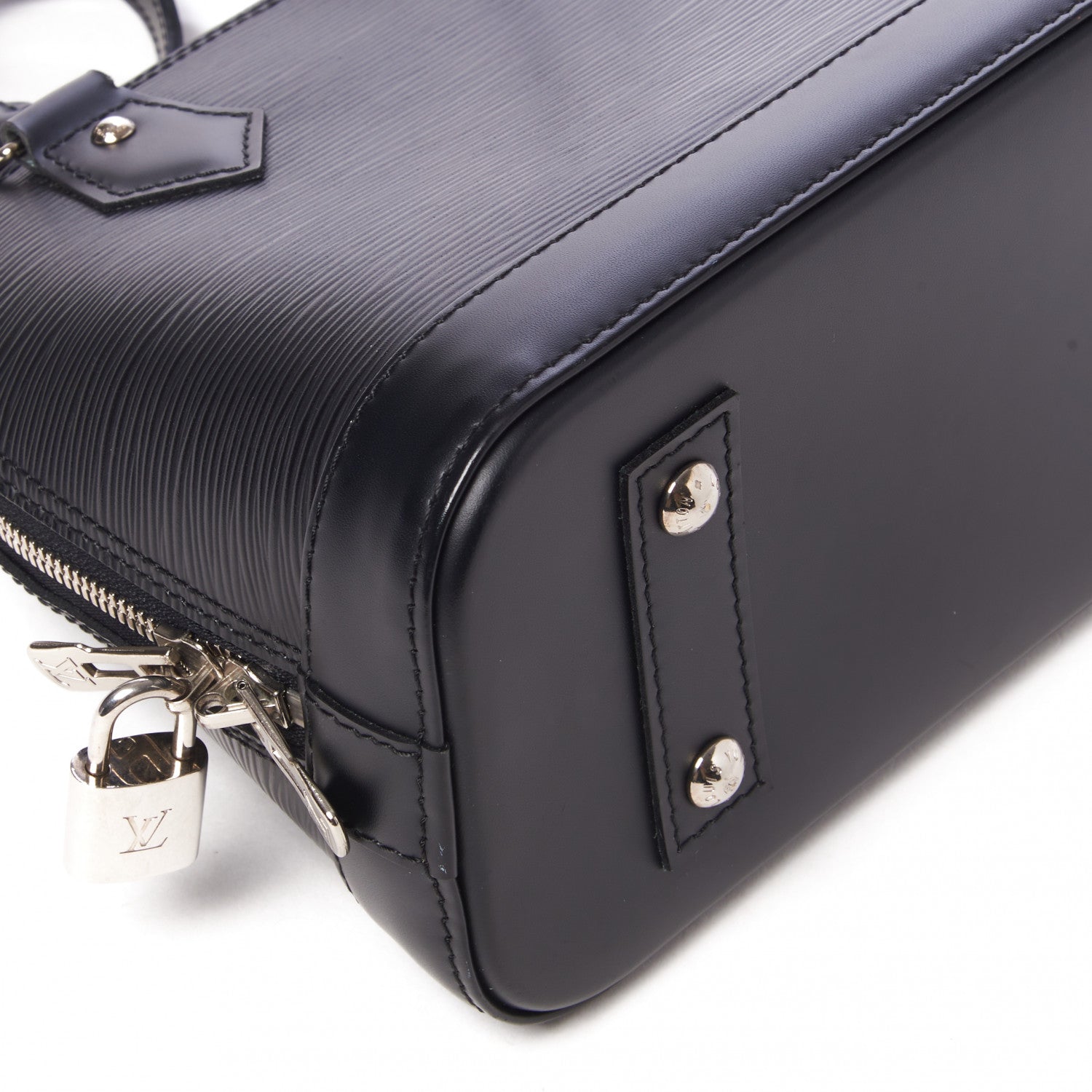Louis Vuitton Epi Alma BB Black 6 of 8