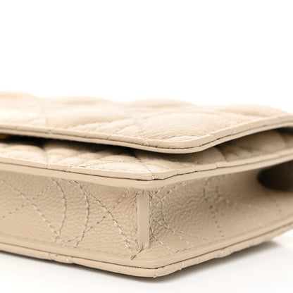 Christian Dior Supple Calfskin Caro Pouch with Chain Sand 10 of 12