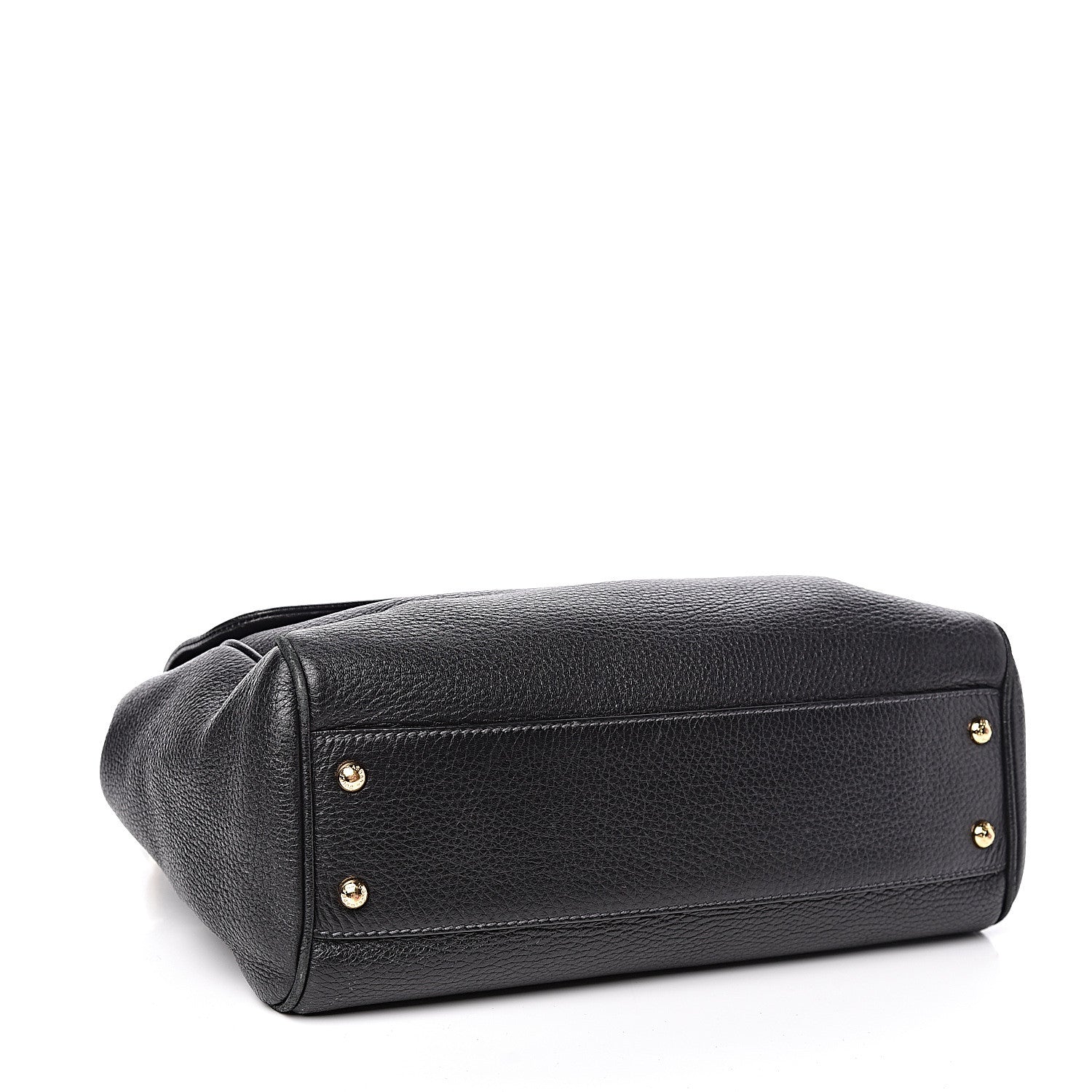 Dolce & Gabbana Grained Deerskin Medium Miss Sicily Satchel Black 4 of 15