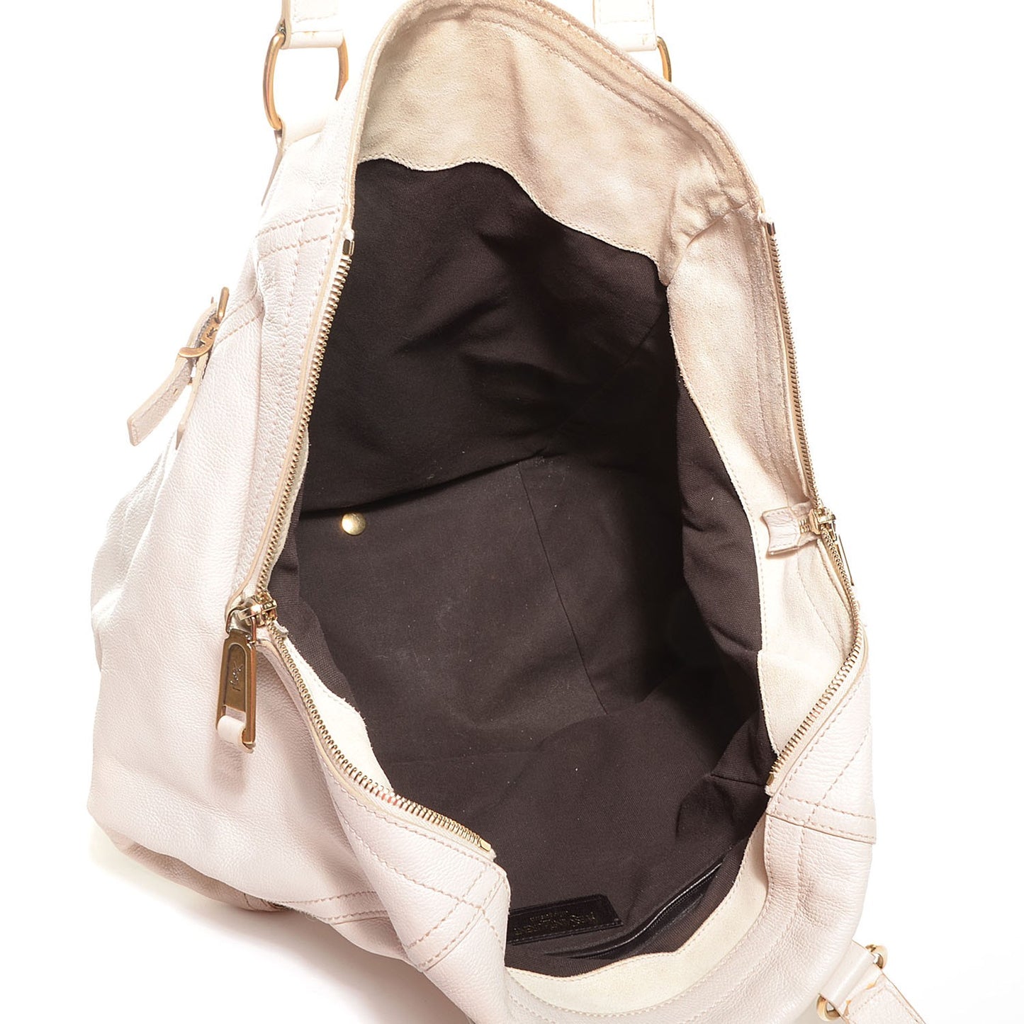 Leather Medium Downtown Ivory