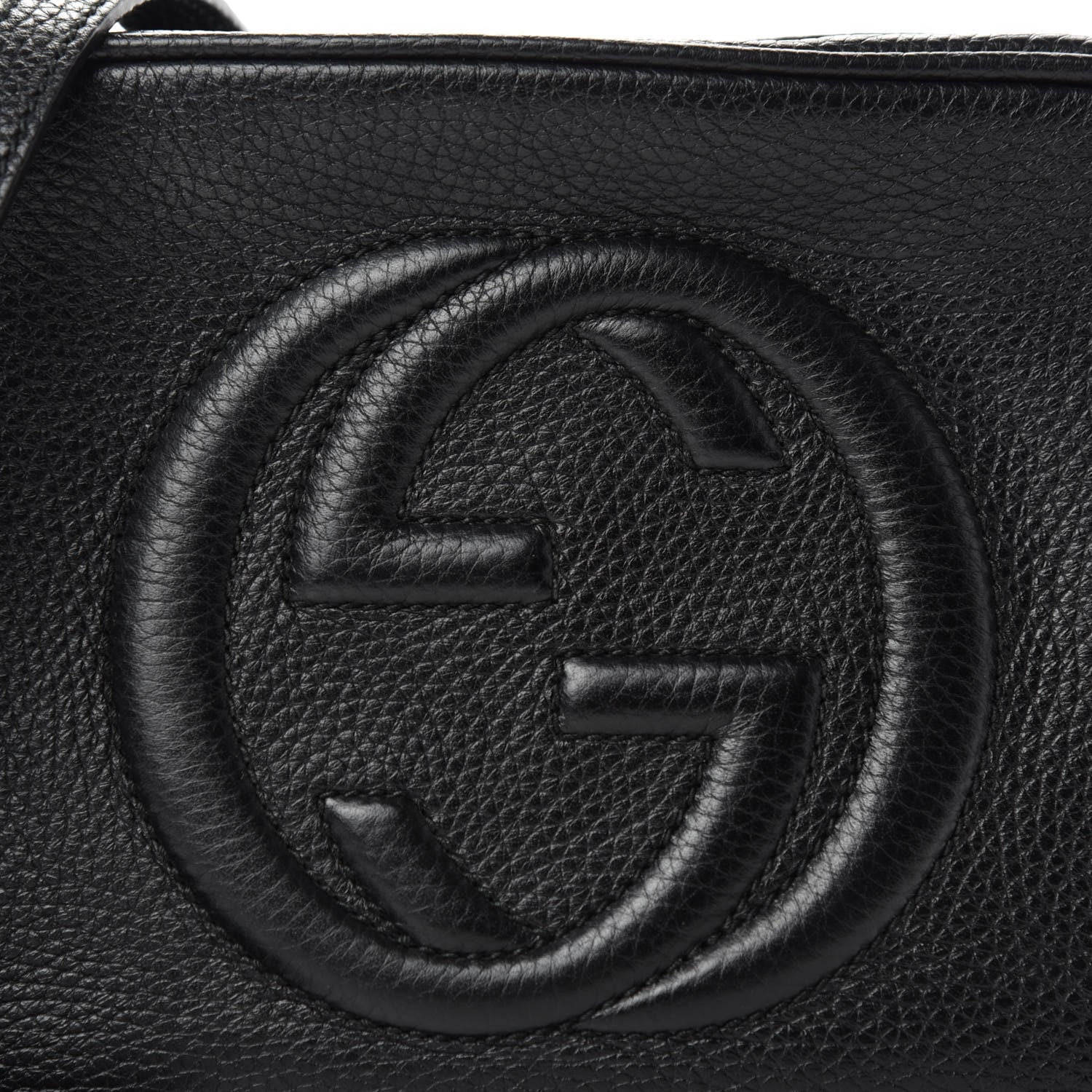 Gucci Pebbled Calfskin Small Soho Disco Bag Black 10 of 10