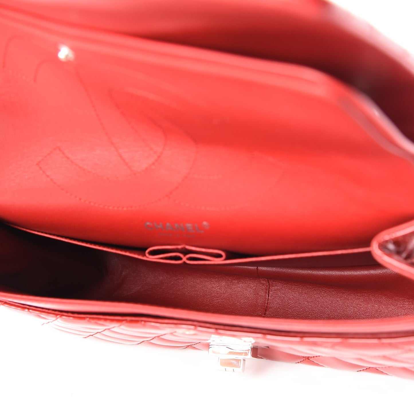 Patent Quilted 2.55 Reissue 227 Flap Red