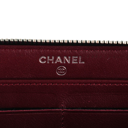 Chanel Caviar Quilted Large Gusset Zip Around Wallet Black 6 of 8