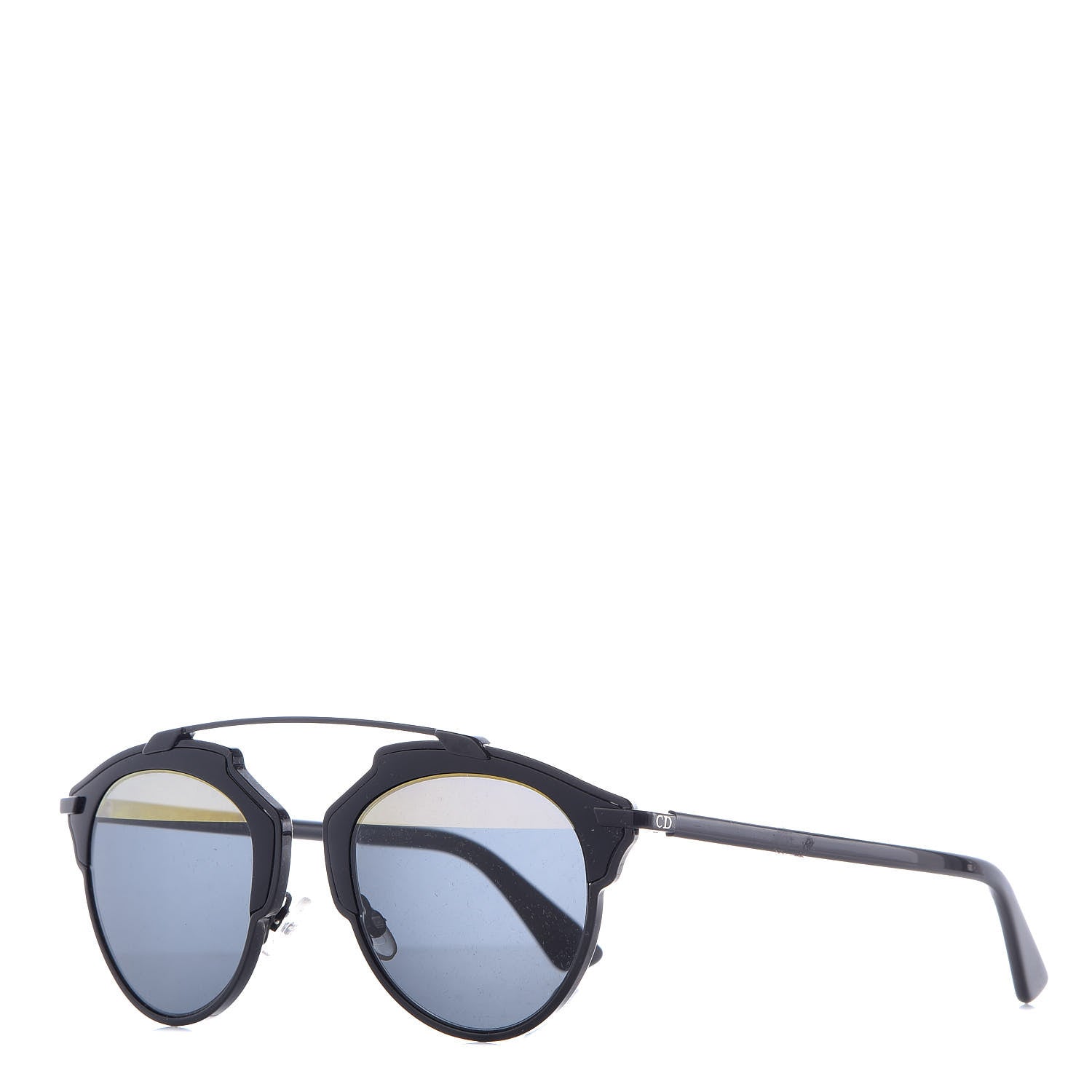 Christian Dior Mirrored So Real Sunglasses Black 1 of 8