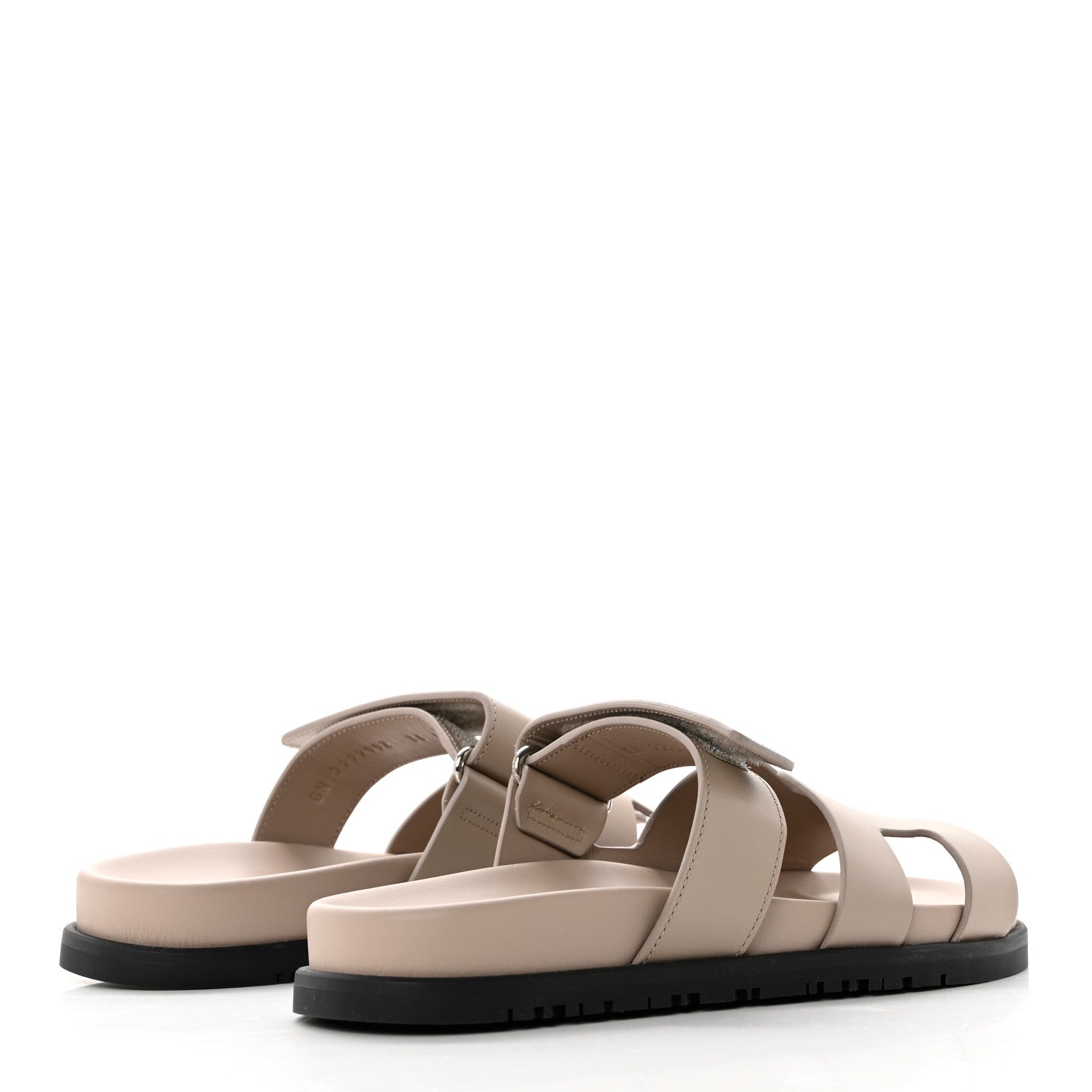 Hermes Calfskin Womens Chypre Sandals 36 Beige Mastic 4 of 9