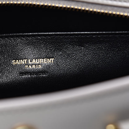 Saint Laurent Calfskin Monogram Baby Cabas Fog 6 of 11