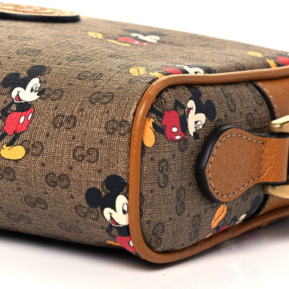 Gucci X DISNEY Mini Vintage GG Supreme Monogram Mickey Mouse Shoulder Bag Beige Vintage Sun Oil 9 of 10