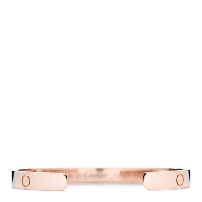 Cartier 18K Pink Gold LOVE Cuff Bracelet 18 3 of 5