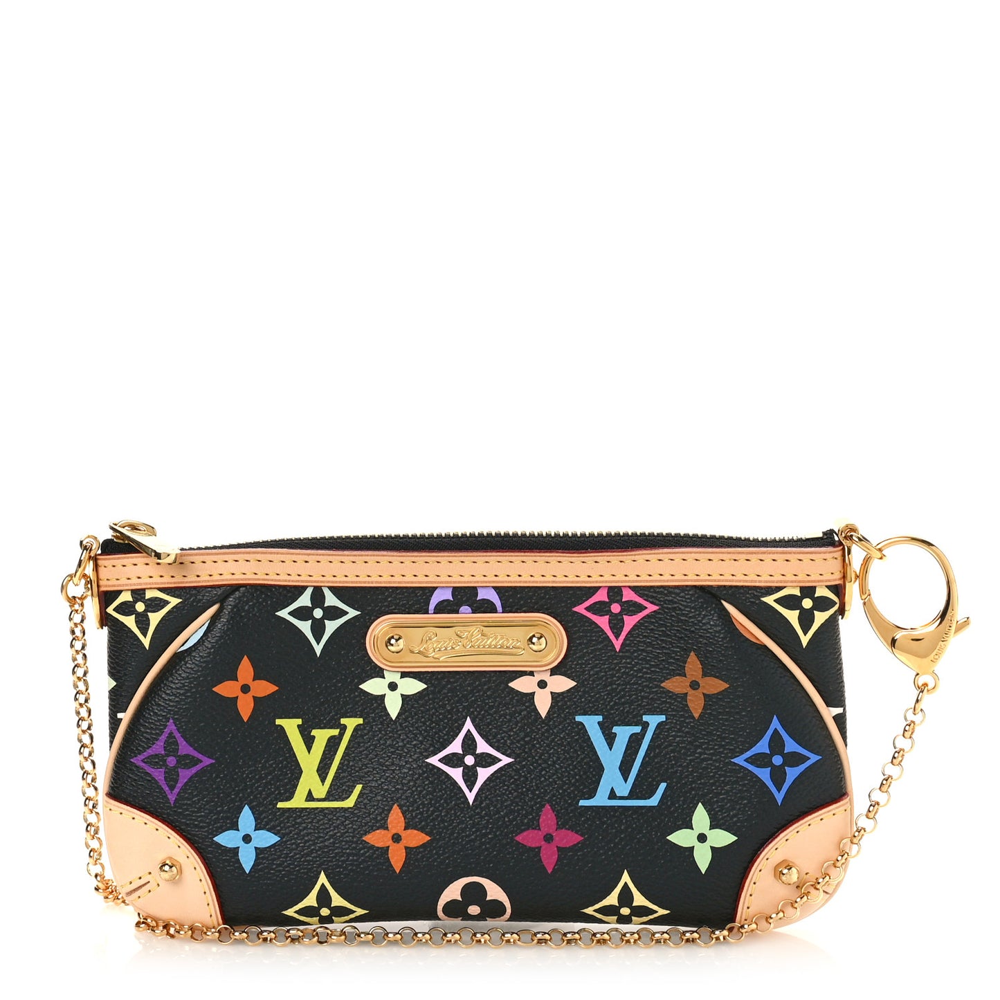 Monogram Multicolor Pochette Milla MM Black
