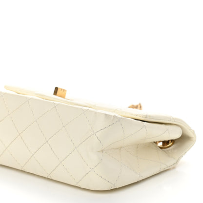 Chanel Aged Calfskin Quilted 2.55 Reissue Mini Flap White 10 of 10