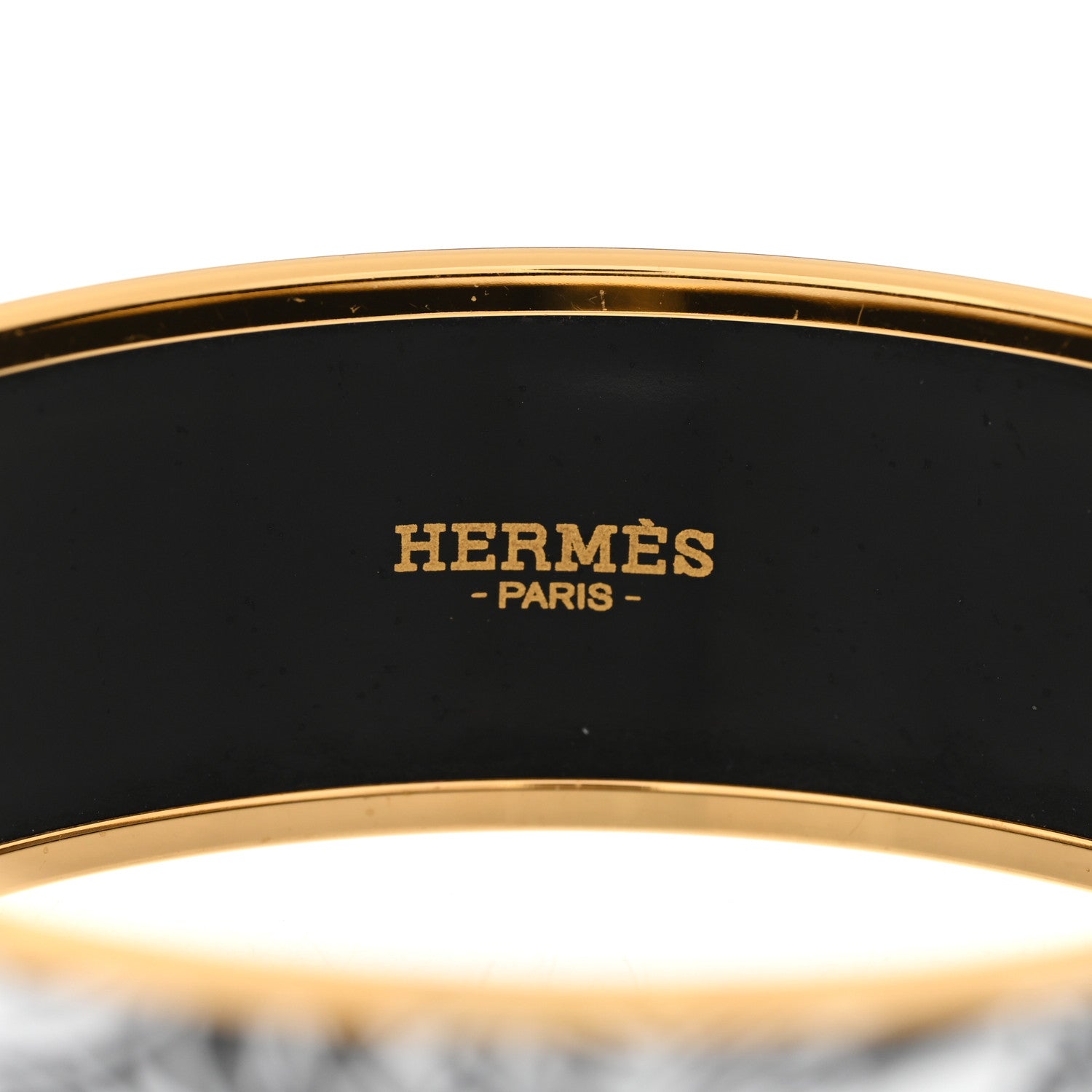 Hermes Enamel Printed Jaqar Quetzal Wide Bracelet 70 4 of 6