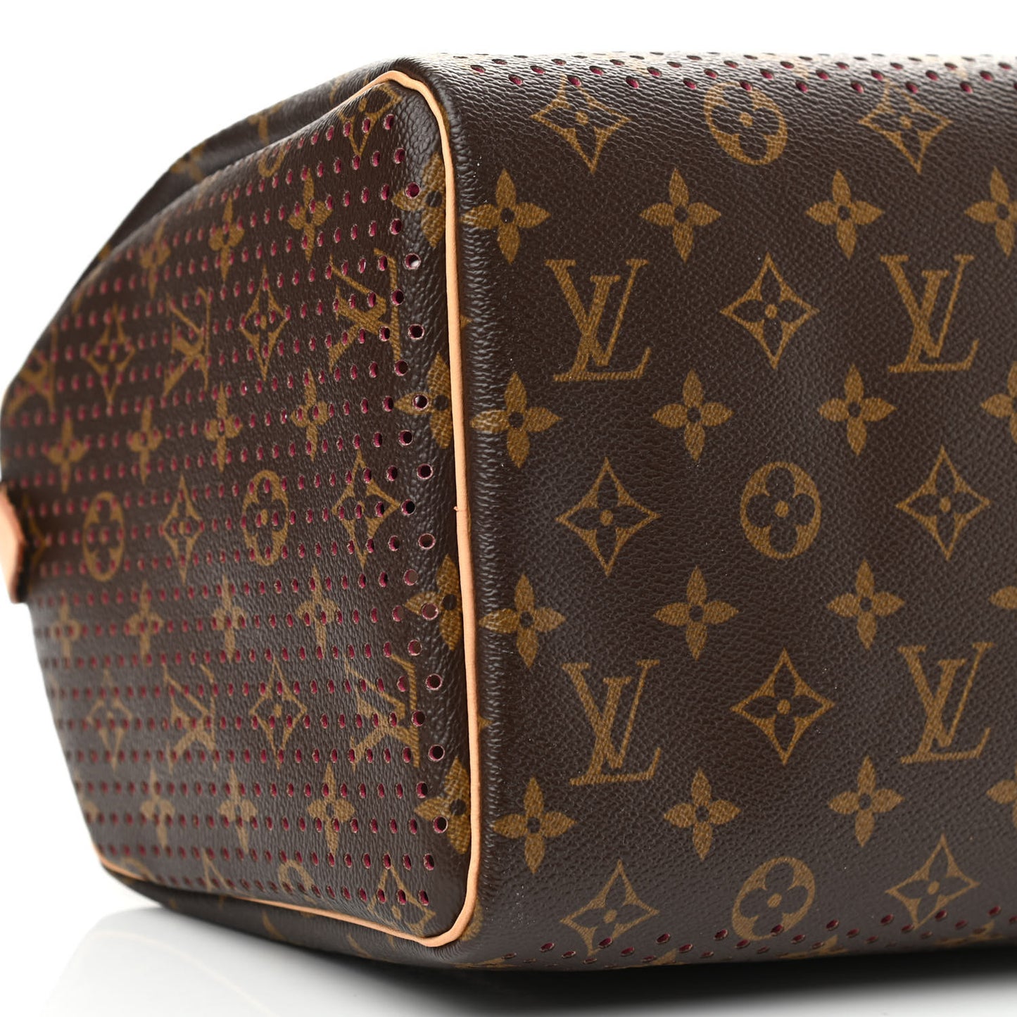 Monogram Perforated Speedy 30 Fuchsia